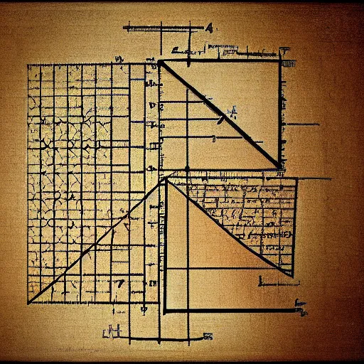 Prompt: Pythagorean theorem, geometric representation.