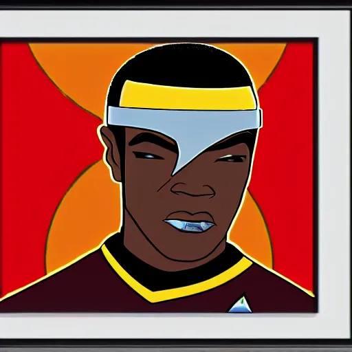 Image similar to Star Trek geordi laforge