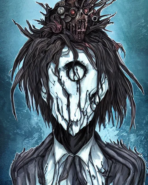 Image similar to an undead dread knight in the style of studio ghibli in the style of junji ito trending on artstation deviantart pinterest furaffinity detailed realistic hd 8 k high resolution