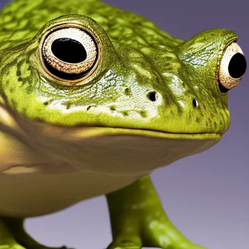 Prompt: baskov frog, 4 k, short legs, shrek