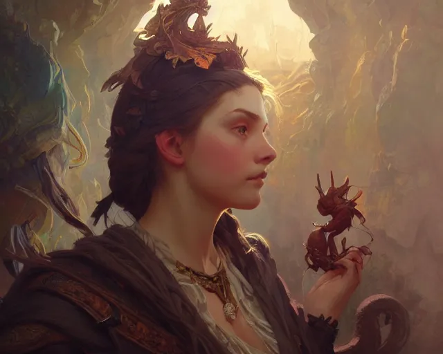 Image similar to photography of richard doyle, deep focus, d & d, fantasy, intricate, elegant, highly detailed, digital painting, artstation, concept art, matte, sharp focus, illustration, hearthstone, art by artgerm and greg rutkowski and alphonse mucha