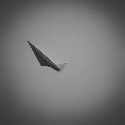 Prompt: a paper airplane that should theoretically beat all the records, iphone photography, ambient light