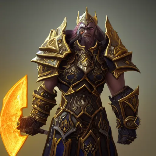 Image similar to a world of warcraft paladin with lightbringer armor in unreal engine 5, au naturel, hyper detailed, digital art, trending in artstation, cinematic lighting, studio quality, smooth render, unreal engine 5 rendered, octane rendered, art style by klimt and nixeu and ian sprigger and wlop and krenz cushart
