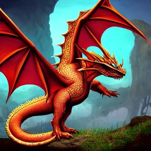 Image similar to fantasy dragon