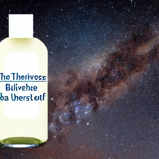 Image similar to the universe contained within a bottle