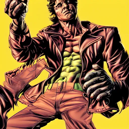 Prompt: utopic drive in the style of art mike deodato