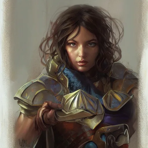 Image similar to dungeons & dragons character portrait by livia prima, wonderful, beautiful