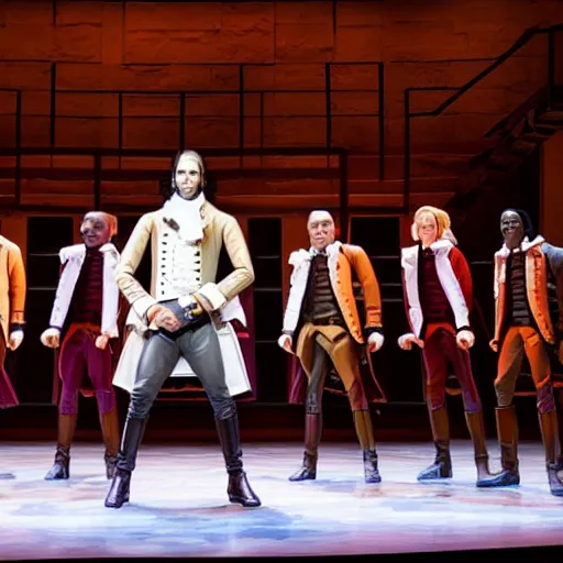 Prompt: plastic action figure from the broadway musical hamilton, wide shot, studio lighting, high resolution product photography