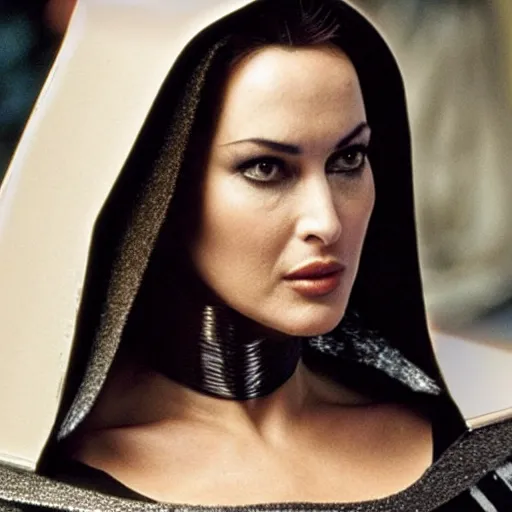 Prompt: monica bellucci playing padme amidala in star wars