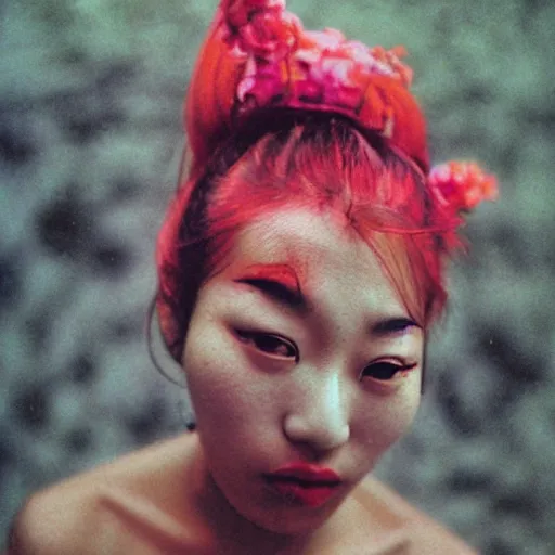 Image similar to photo of young woman by nobuyoshi araki