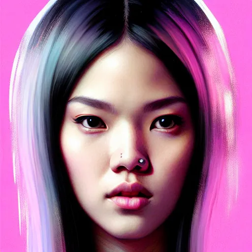 Image similar to portrait of jossi of blackpink, highly detailed, digital painting, smooth, sharp focus, illustration, ultra realistic, 8 k, art by artgerm and greg rutkowski and alphonse mucha