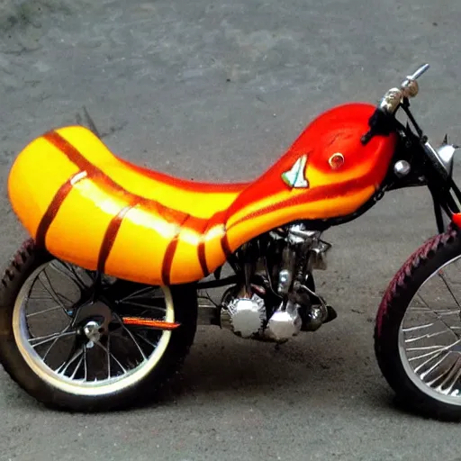 Prompt: sourdough nudibranch motorcycle