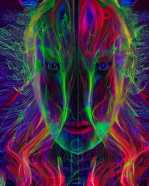 Prompt: singularity, a woman's face, cut and paste collage, liquid metal, pixels, clean glow, hypnotized, cold explosion, utopian, low colors, glitched patterns, serene emotions