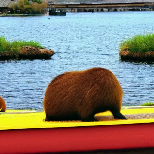 Image similar to capybaras nft by bored ape yacht club and matt groening