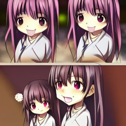 Prompt: Chibi Clannad, Kawaii