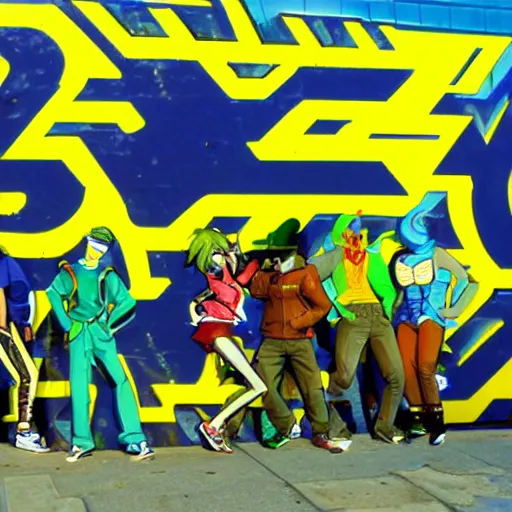 Image similar to jet set radio