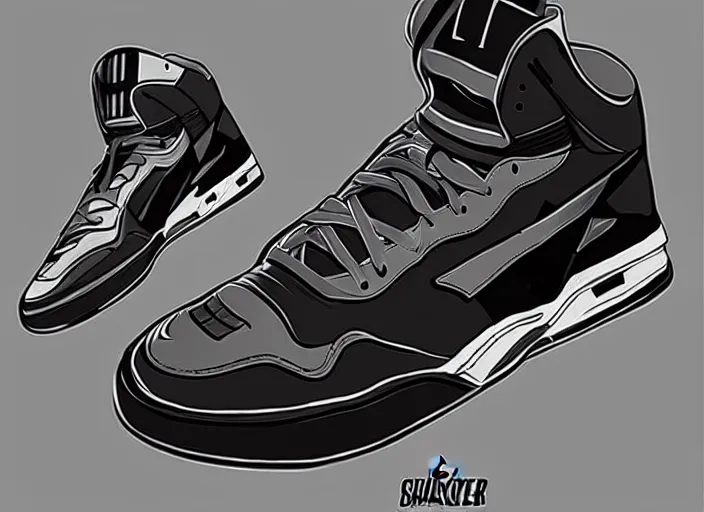Image similar to basketball sneakers concept of hawkeye, trending on artstation, smooth, sharp focus