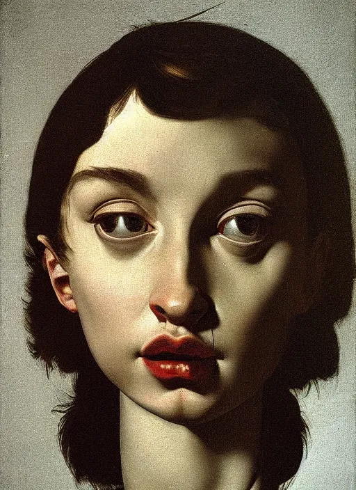 Prompt: artificial consciousness, detailed, hyperrealism, by Caravaggio