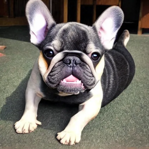 Image similar to “ an extremely obese French bulldog”