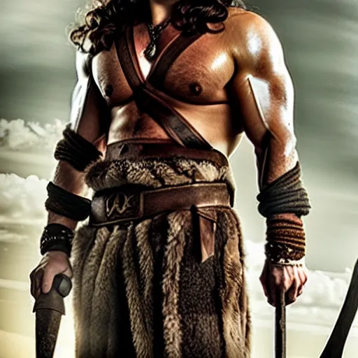 Prompt: Henry Cavill as Barbarian