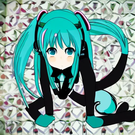 Image similar to Hatsune Miku Bored Ape NFT