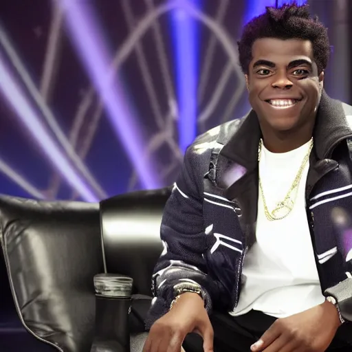 Prompt: kodak black on big brother tv show