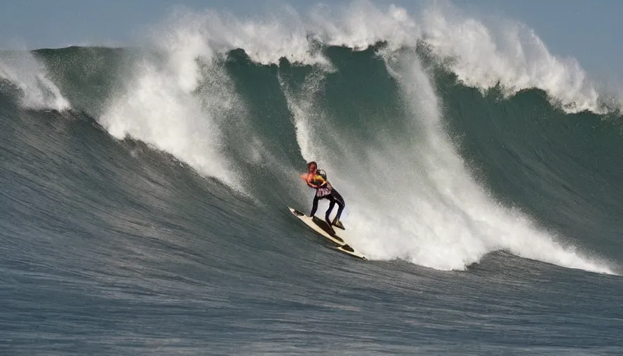 Prompt: big wave surfing, sandy beach!!!!!