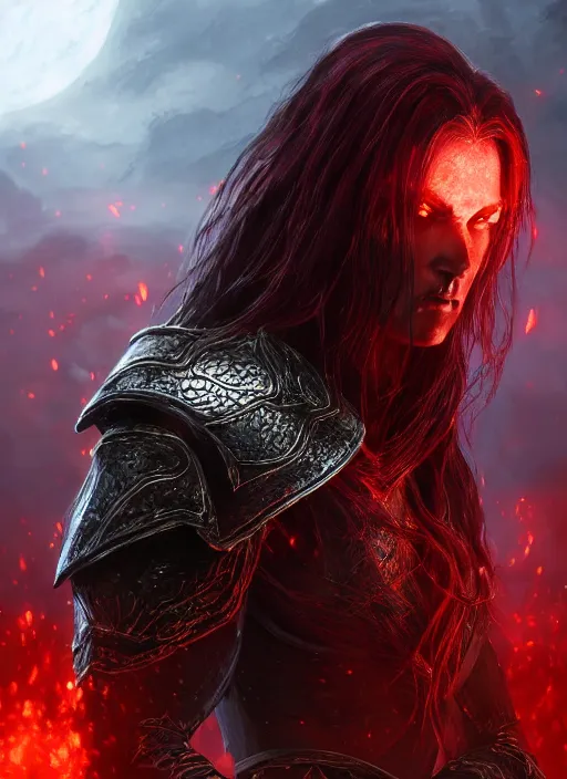 Image similar to crimson beherit, ultra detailed fantasy, elden ring, realistic, dnd character portrait, full body, dnd, rpg, lotr game design fanart by concept art, behance hd, artstation, deviantart, global illumination radiating a glowing aura global illumination ray tracing hdr render in unreal engine 5