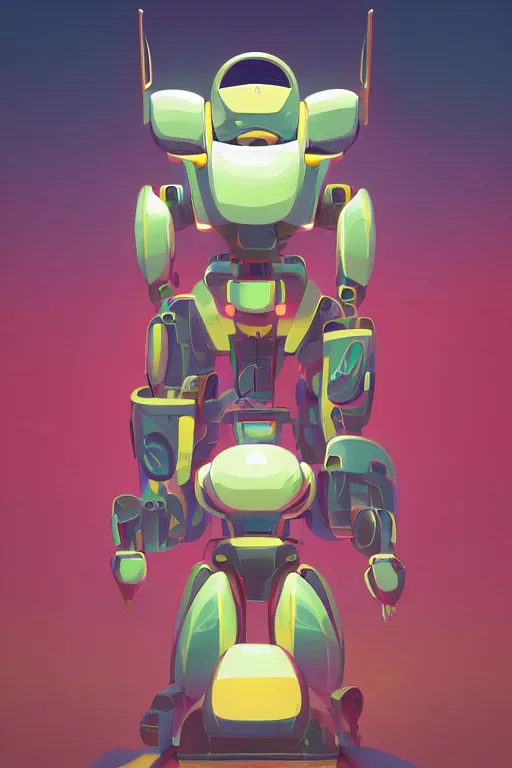 Image similar to metabots medabots medarotto medarot robot minimalist comics helmet mask neon cybereye, behance hd by jesper ejsing, by rhads, makoto shinkai and lois van baarle, ilya kuvshinov, rossdraws global illumination ray tracing hdr radiating a glowing aura