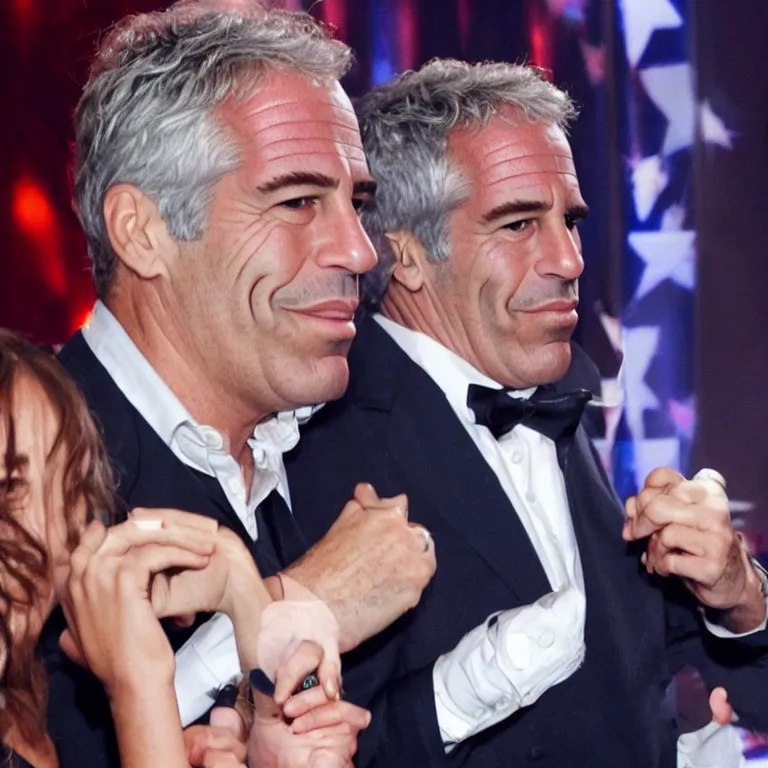 Image similar to Jeffrey Epstein as a contestant on America's Got Talent