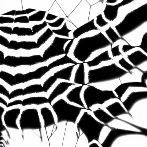 Prompt: high quality digital art Spider and zebra spliced together, detailed, scary, 4k,