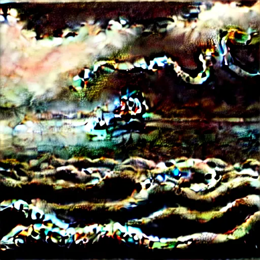 Image similar to a highly detailed hyperrealistic scene of a ship being attacked by giant squid tentacles, ultra realistic, jellyfish, squid attack, dark, voluminous clouds, thunder, stormy seas, pirate ship, dark, high contrast, yoji shinkawa, scary, m.c. Escher, highly detailed, brutal, beautiful, octopus arms attacking the ship from the storm, illusion, artgerm