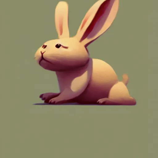 Prompt: goro fujita illustration of a cute bunny, art by goro fujita, cartoon animals, plain drawing, concept art, sharp focus, artstation