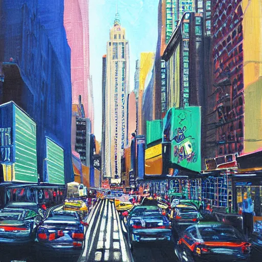 Image similar to new york city painted by goodbrush