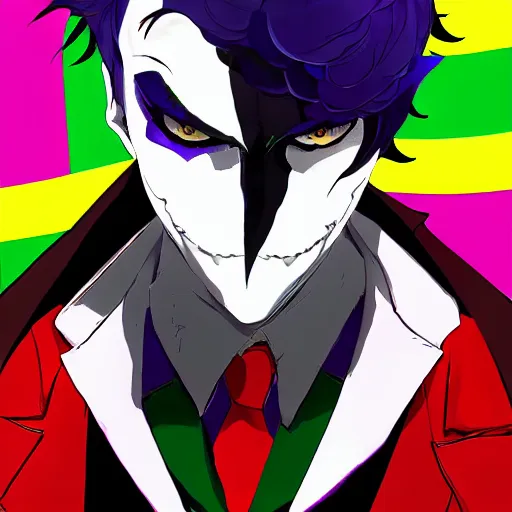 The Joker in the Anime art style of Masashi Kishimoto : r/alternativeart-demhanvico.com.vn
