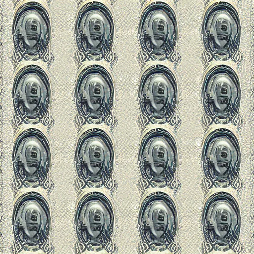 Image similar to dollars pattern, texture, highly detailed, photorealistic
