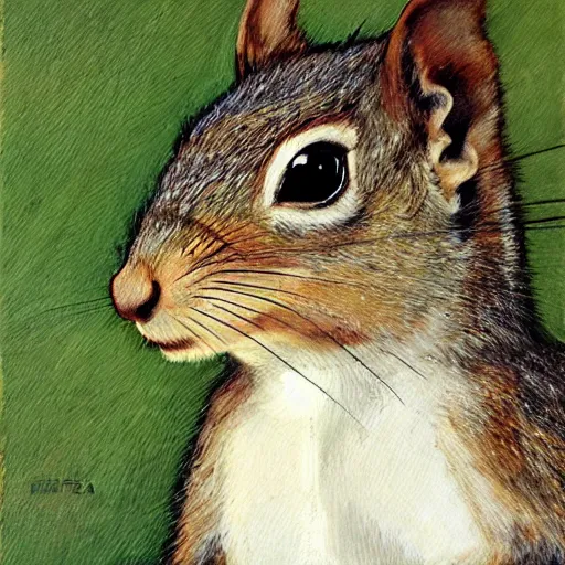 Image similar to by waterhouse, picture portrait of a squirrel in delta aviator cap, photorealism, 8 k,