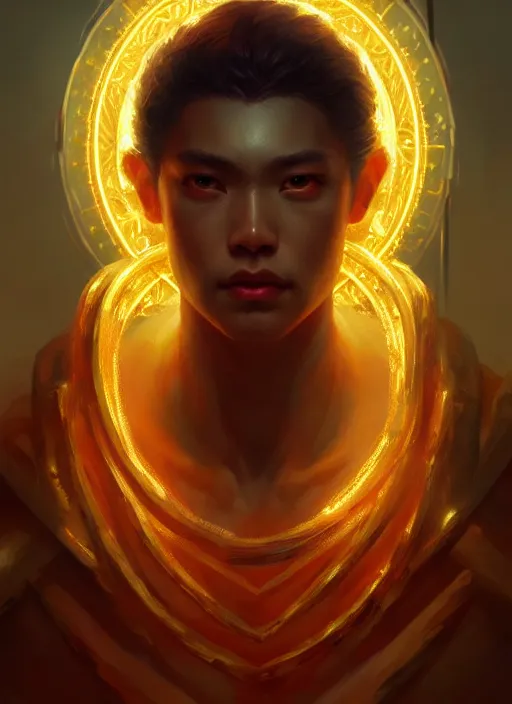 Prompt: portrait of sek the seven handed god of blood and death, intricate, elegant, glowing lights, highly detailed, digital painting, artstation, concept art, smooth, sharp focus, illustration, art by wlop, mars ravelo and greg rutkowski