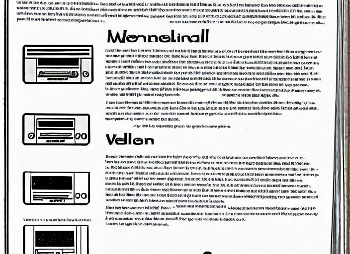 Image similar to a page form an nes manual