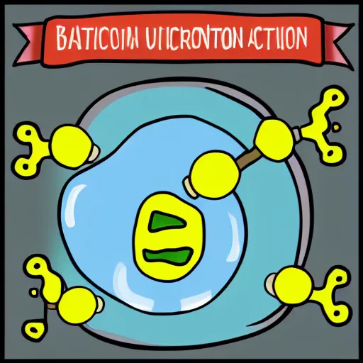 Image similar to Cartoon of a bacterium