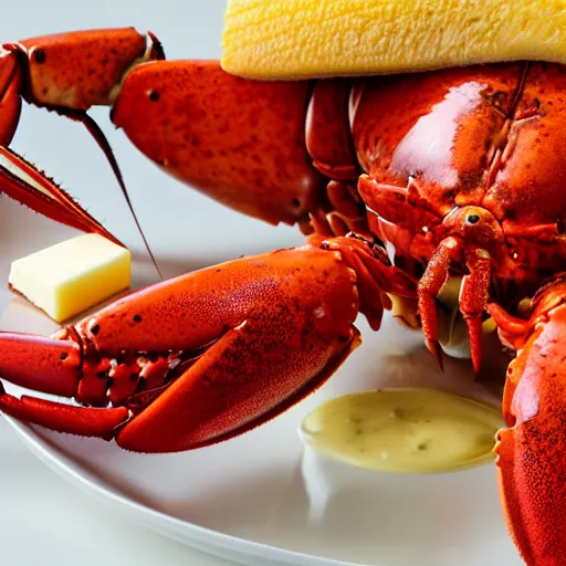 Image similar to lobster holding cheese