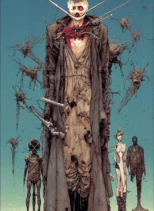 Image similar to sandman comic by chiara bautista and beksinski and norman rockwell and greg rutkowski weta studio, and lucasfilm