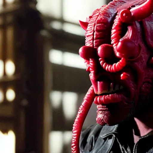 Image similar to twizzlers!!!! hellboy, movie still