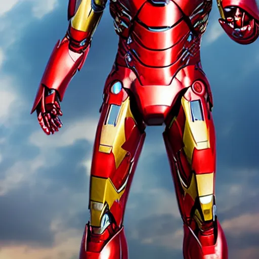 Image similar to broken down iron man suit, 4 k realistic photo