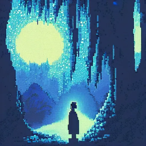 Prompt: A beautiful #pixelart pixel art illustration of [L from Death Note] by Eyvind Earle and Ivan Shishkin and Marc Simonetti and Amanda Clark and Zhicao Cai, at night, anime, shadows, lofi, DeviantArt, #pixelart:3, blur, dof, human, hair, man, people, person, figure, face, jpeg artifacts, pixel art style, sprite, 8-bit pixel watermark:-1