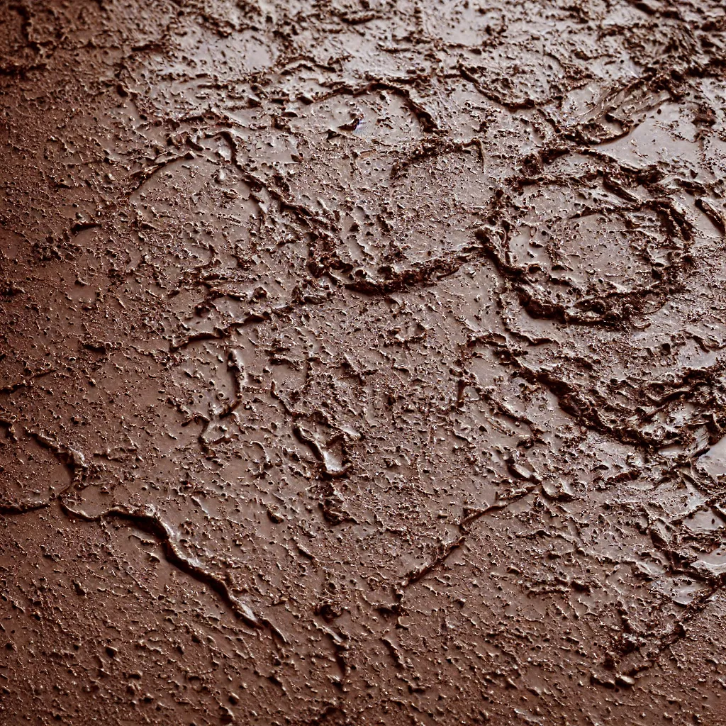 Image similar to 4 k seamless muddy puddle texture, material, 8 k, hi - res