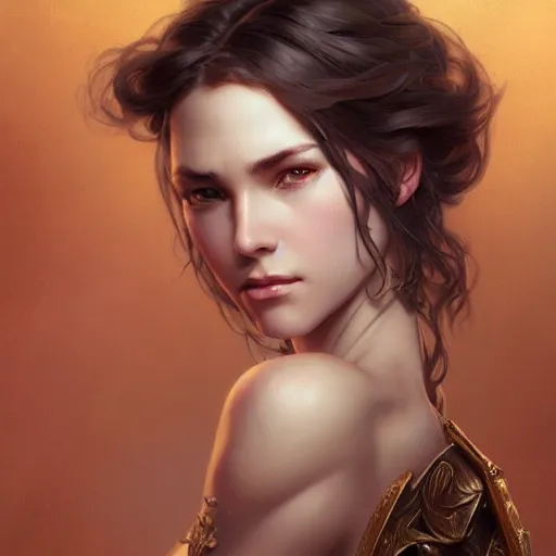 Prompt: portrait of an Alyx Vance, D&D, fantasy, intricate, elegant, highly detailed, digital painting, artstation, concept art, smooth, sharp focus, illustration, art by artgerm and greg rutkowski and alphonse mucha