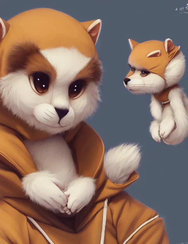 Image similar to cute young anthropomorphic male furry wearing a kigurumi | | cute - fine - face, pretty face, key visual, realistic shaded perfect face, fine details by stanley artgerm lau, wlop, rossdraws, james jean, andrei riabovitchev, marc simonetti, and sakimichan, trending on artstation