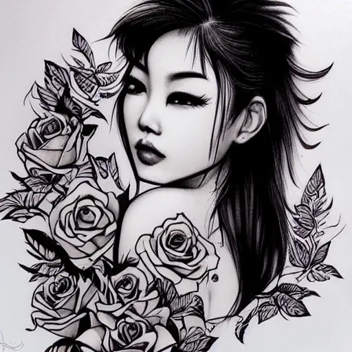 AOMACA Geisha Tattoo Poster Tattoo Poster Tattoo Hall Wall PosterCanvas  Painting Wall Art Poster for Bedroom Living Room Decor08x12inch20x30cm   Amazonca Home