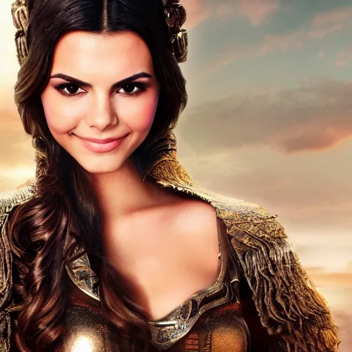 Prompt: victoria justice with huge chest as princess padme in star wars, 8k resolution, full HD, cinematic lighting, award winning, anatomically correct